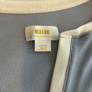 Anthropologie shirt baby blue